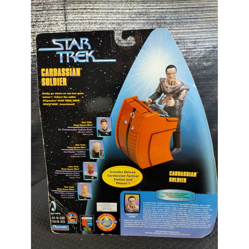 1997 Playmates Star Trek Captain Beverly Picard Cardassian Soldier Action Figure - Picture 4 of 6